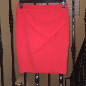 Red New York & company skirt
